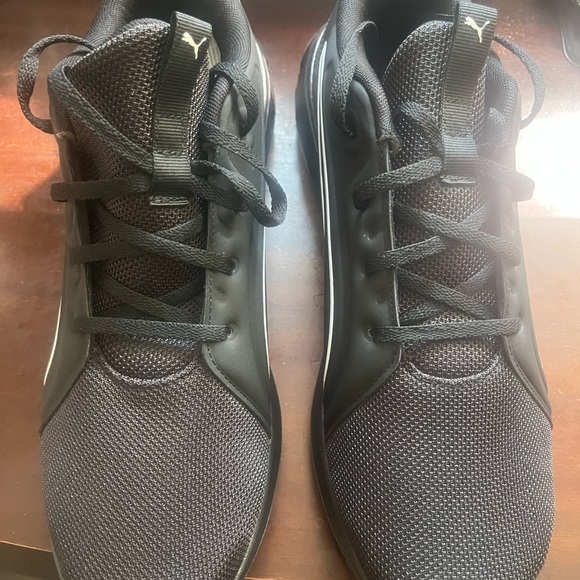 Puma Men's Black Mesh Sneakers brand new - Picture 1 of 8
